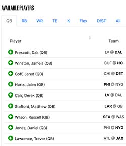 pro football fantasy pool